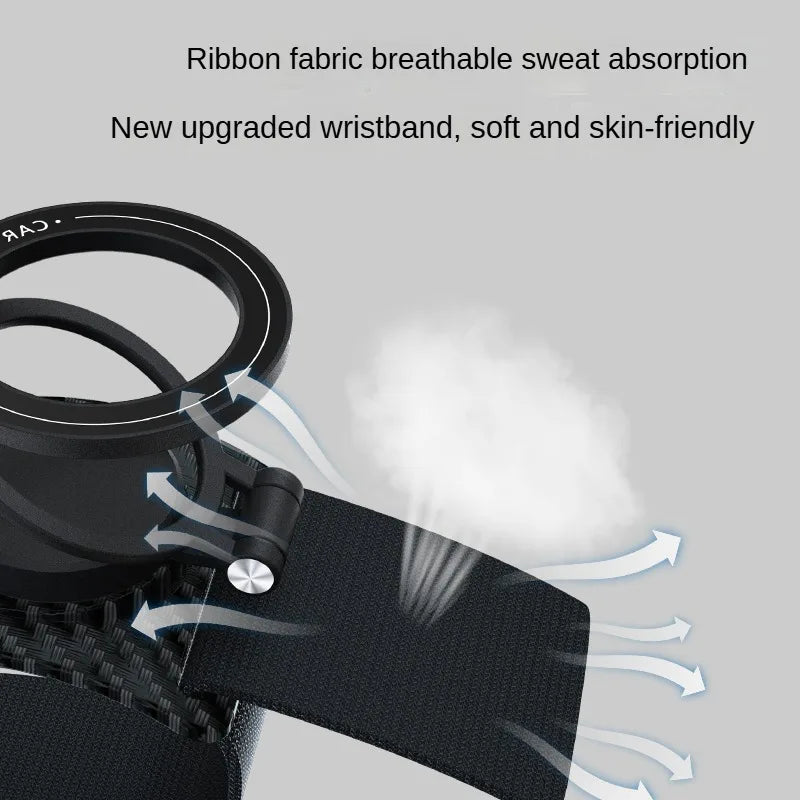 2026 NEW Magnetic Phone Holder for Live Streaming, 360° Rotatable Foldable Phone Stand with Wrist & Arm Strap, Universal Mobile