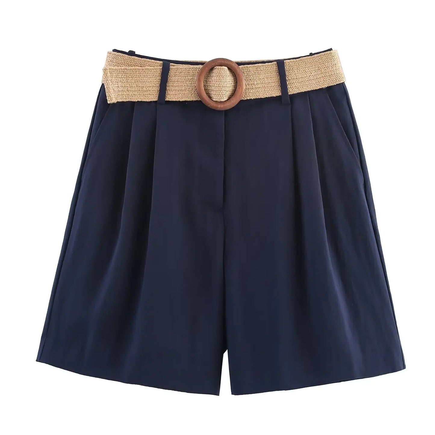 Women's Shorts High Waist Y2k Belt Short Woman Streetwear Harajuku Baggy Jeans Skort Beach Bermuda Pants Y 2k Summer New