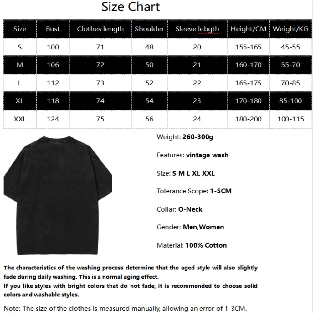 Hot Anime Chainsaw Man Makima Print T-shirt Men Women Tshirts Short Sleeve Cotton Clothing Retro Washed T Shirt Harajuku Tops