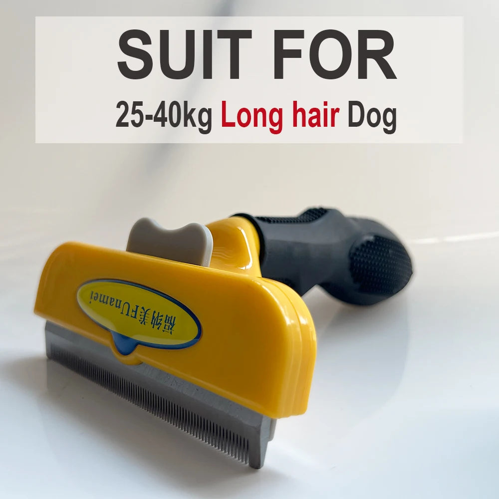Funamei Dog Comb Dog Hair Removal Brush Cat Grooming Comb Hair Massage Combs 90% Shedding Pet Hair Remover for Dogs Cats Brush