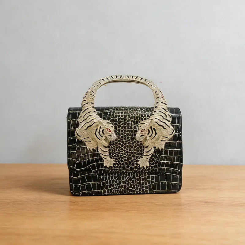 Unique Leisure Diaper Bag Stylish Clutch Mini Messenger Purse Solid Color Leather Handbag Original Retro Women's Tote