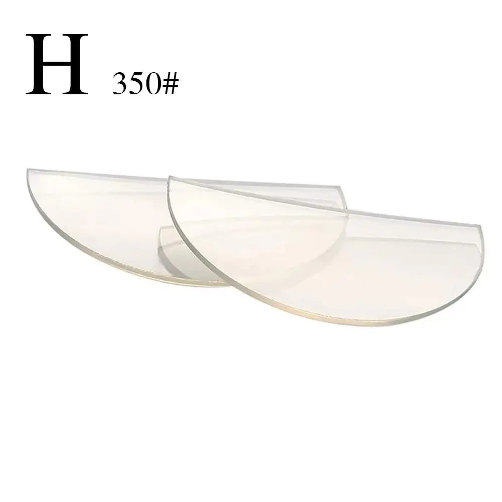 2pcs Stick-on Reading Glasses Lens Liquid Silicone Bifocal Presbyopic Lenses Magnification Bifocal Lenses +100 to +350