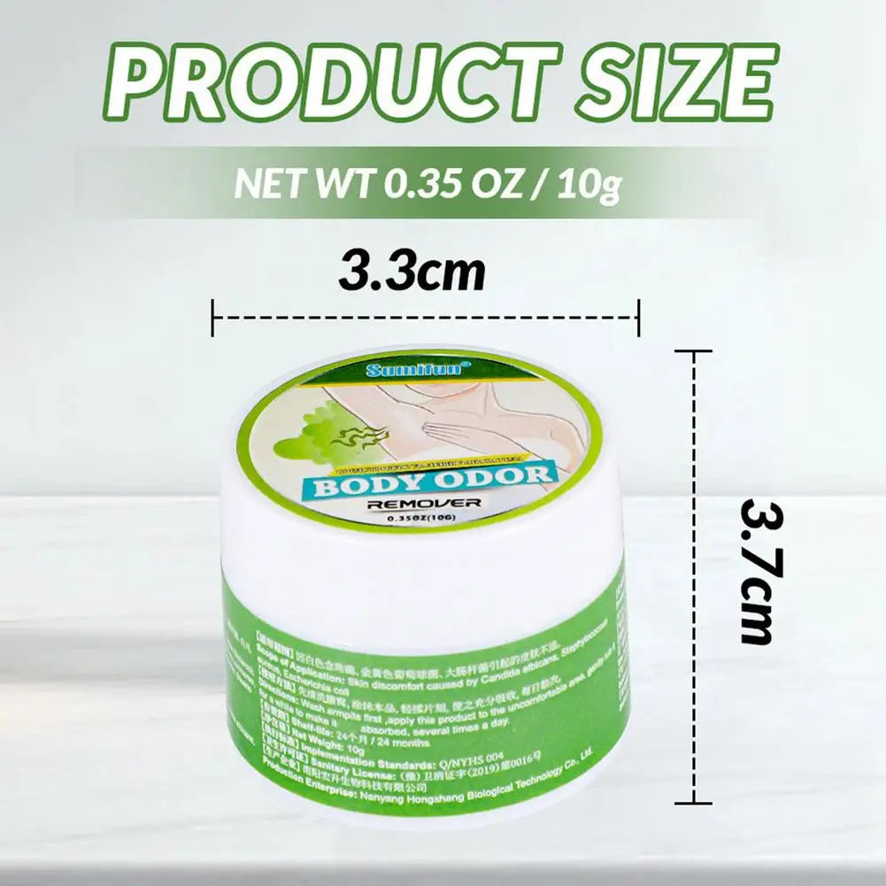 Underarm Deodorant Cream Antiperspirant Deodorant Remove Foot Odor Body Odor Refreshing Body Mist Dry Non-Tacky
