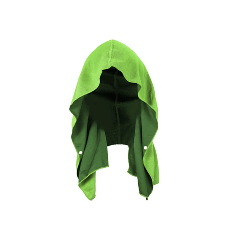Cooling Hooded Towel, Evaporative Cooling Technology, Immediately Cools When Wet, Very Suitable For Fitness, Gym, Outdoor Sports