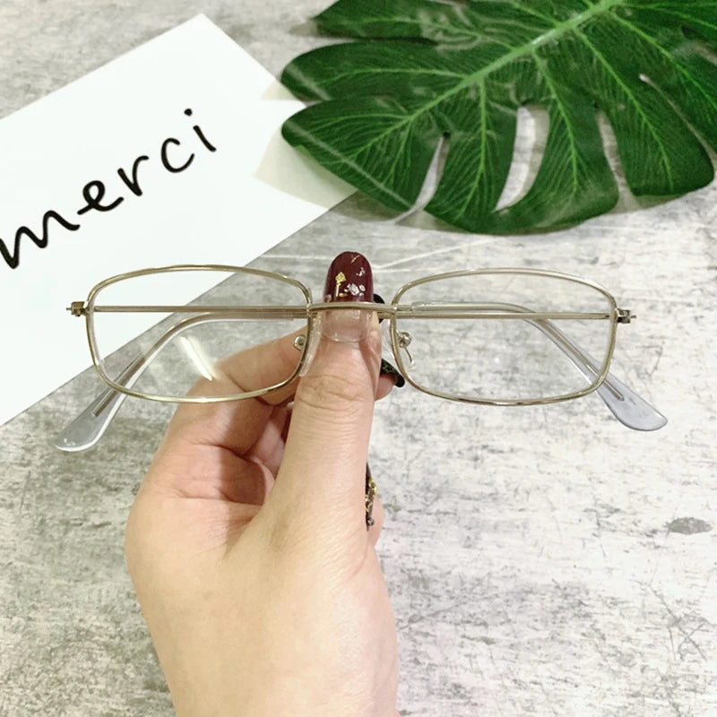 Fashion Retro Small Square Frame Sunglasses For Women Men Rectangle Sun Glasses Summer UV Protection Shades Vintage Eyewear
