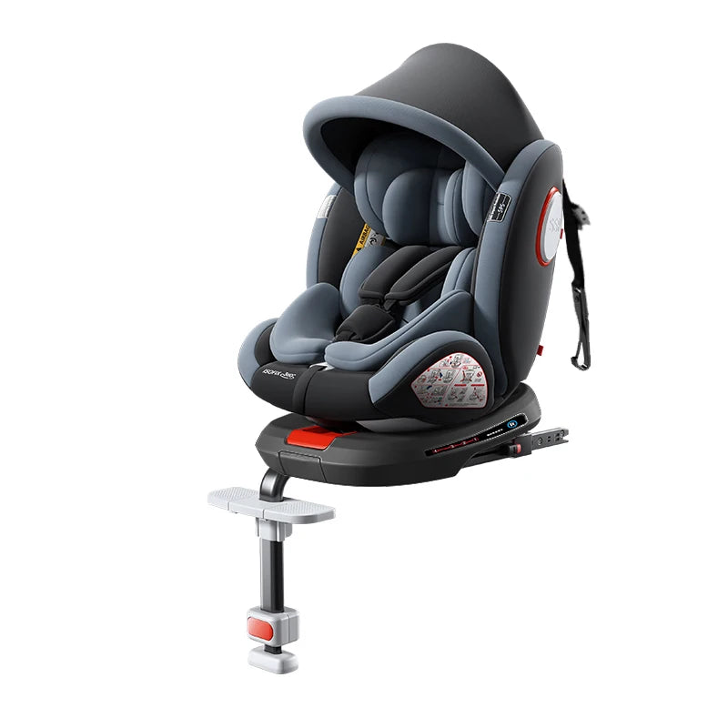 Child seat 360° ISOFIX rotating baby car seat Child Car Safety Seats ECE R129 5-point seat belt 0-12 Years Suitable for newborn