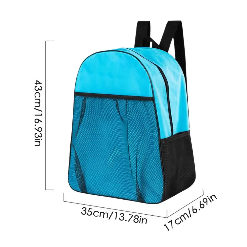 Roller Skates Backpack Compartmented Comfortable Portable Waterproof Skate Case Multi-functional Sports Backpack For Knee pads