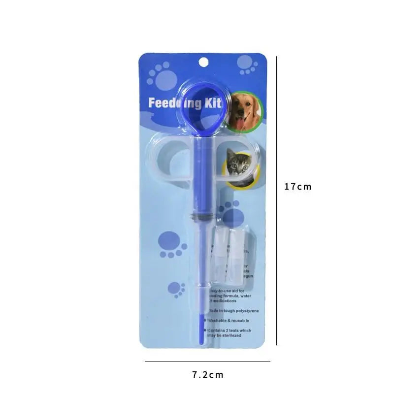 Pet Pill Dispenser With Soft Tip, Cat Dog Medicine Dispenser Shooter With Ergonomic Plunger, Small Animal Feeding Tool