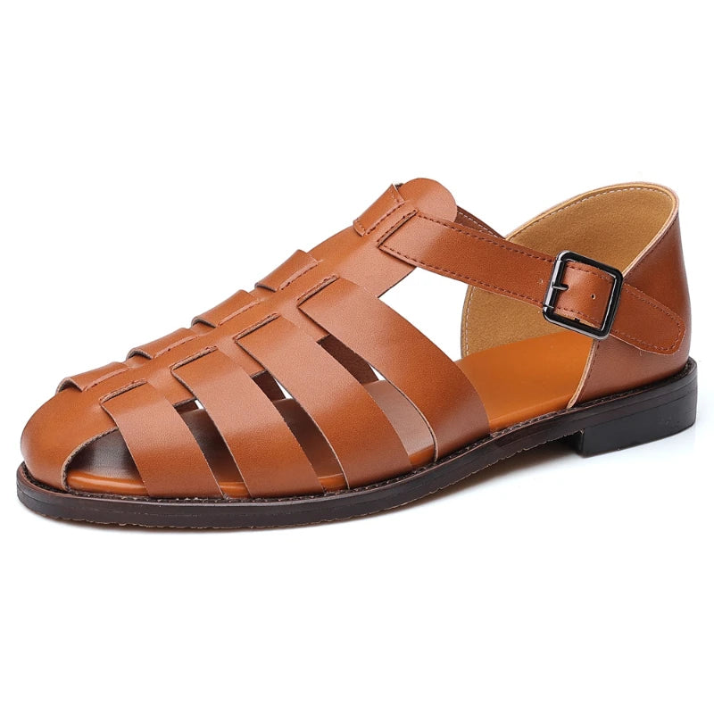 Summer New Roman Sandals Plus Size Casual Fashion Outdoor Beach Shoes Lightweight Non Slip Breathable Big Size Footwear For Men