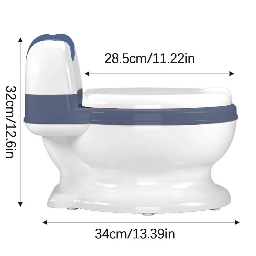 Baby Potty Training Toilet Seat Comfortable Backrest Cartoon Pots Portable Baby Pot For Children Potty Toilet Bedpan #WO