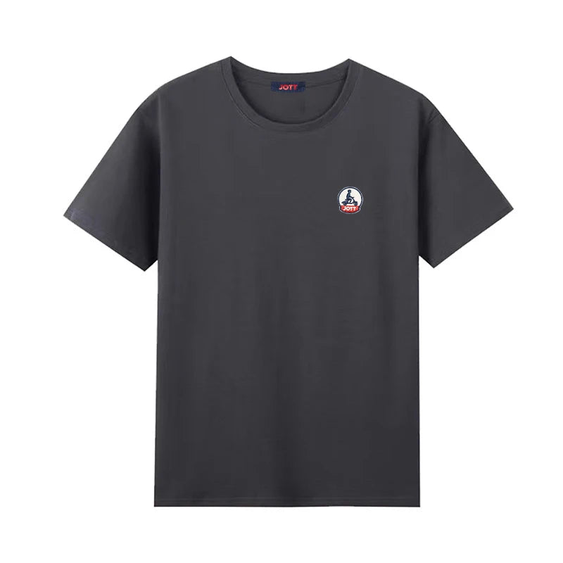 2026 Europe Summer High Quality Tops 100Cotton Men Women T-shirt Couple Casual Loose O-Neck Short Sleeve Tees