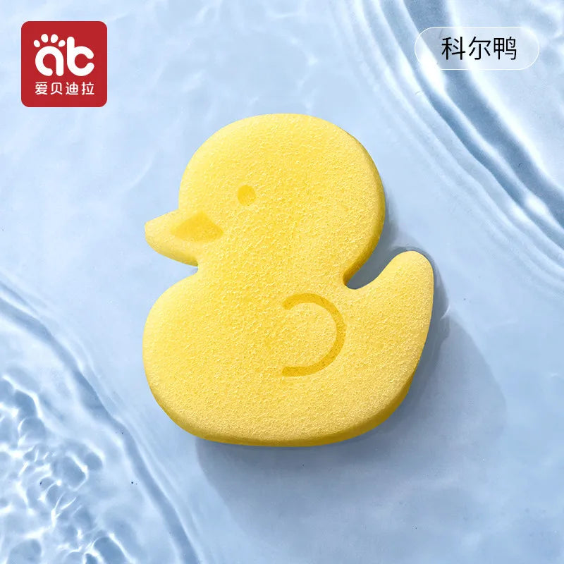 AIBEDILA Children's Bath Sponge Cute Baby Shower Sponge Cleanser Brush Soft Skin-friendly Bath Rubbing Kids Sponge Newborn