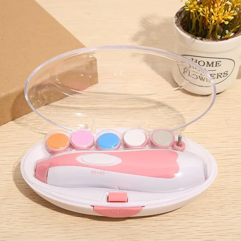 Multifunctional Electric Baby Cutter Trimmer Manicure Tool Set Baby CareNail Trimmer Baby Nail File Clippers Toes Fingernail