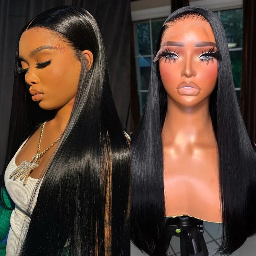 13x4 13x6 Honey Blonde Lace Front Wig for Women Long Straight Synthetic Lace Front Wigs Pre Plucked Natural Looking Glueless Wig