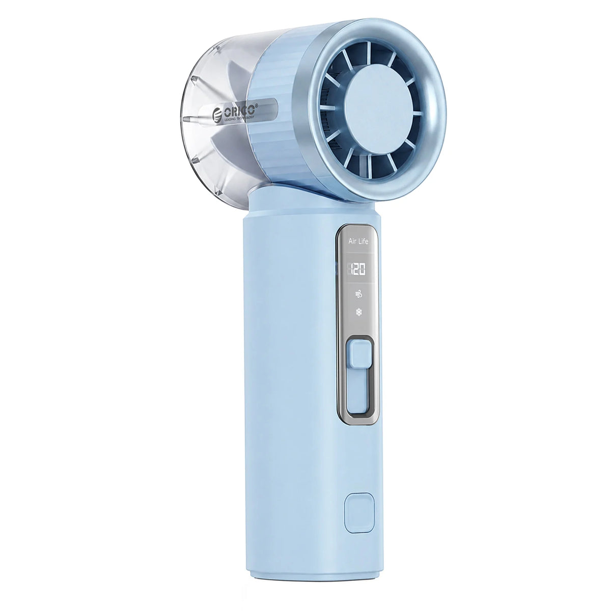ORICO Portable Handheld Turbo Fan TEC Semiconductor Cold Cooling Mini Pocket Fan 120 Speed Digital Display Rechargeable Travel O