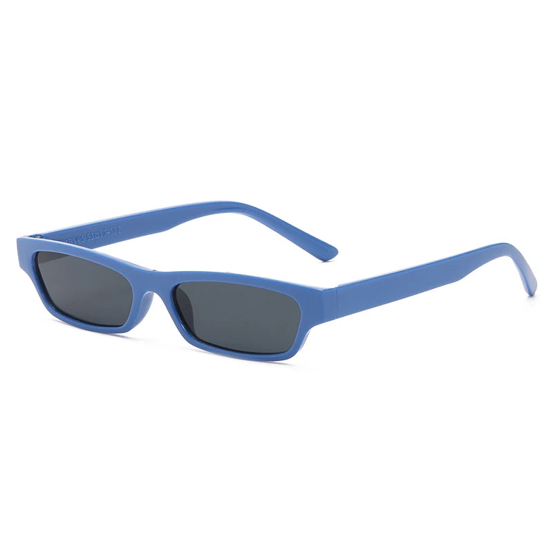 Small Narrow Rectangle Sunglasses Women Fashion Square Narrow Frame Vintage Brand Sun Glasses Men Shades Retro UV400 Oculos 