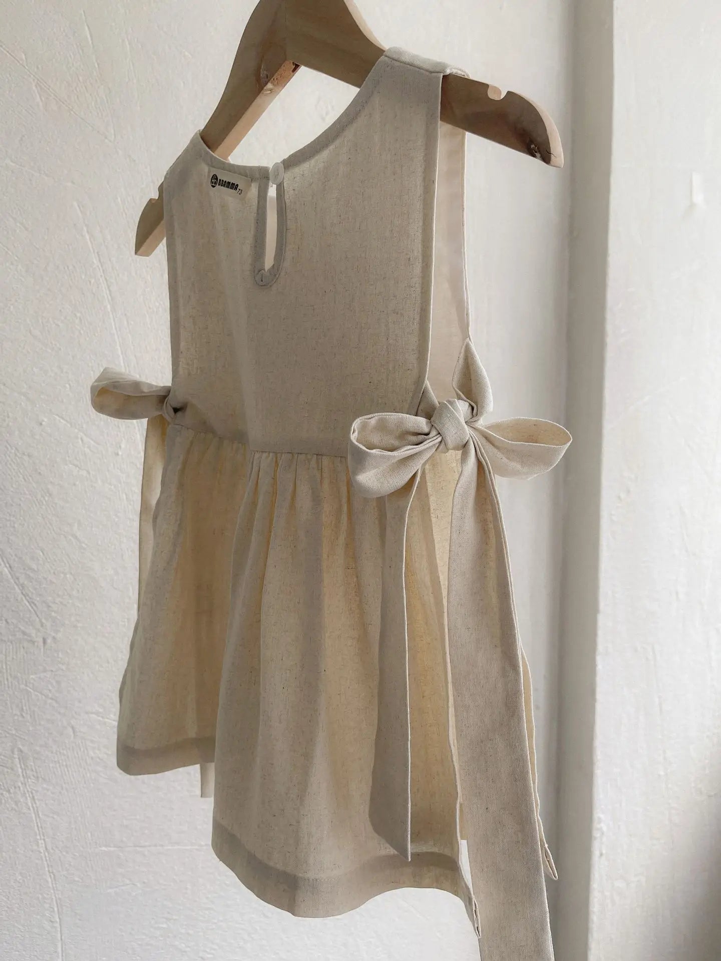 7618-1 Girl Baby Dress Autumn New Flowers Embroidered Girl's Dress Butterfly Strap Apron Sleeveless Suspender Dress