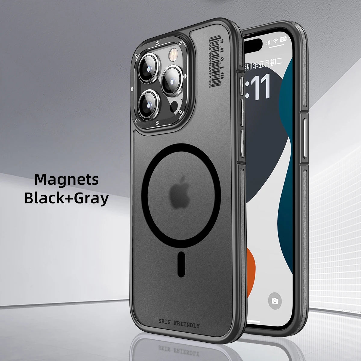 Official Original Splicing Skin Sensation Armor Shockproof Case for iPhone 15 14 Plus 13 Pro Max Magsafe Hybrid Phone Back Cover