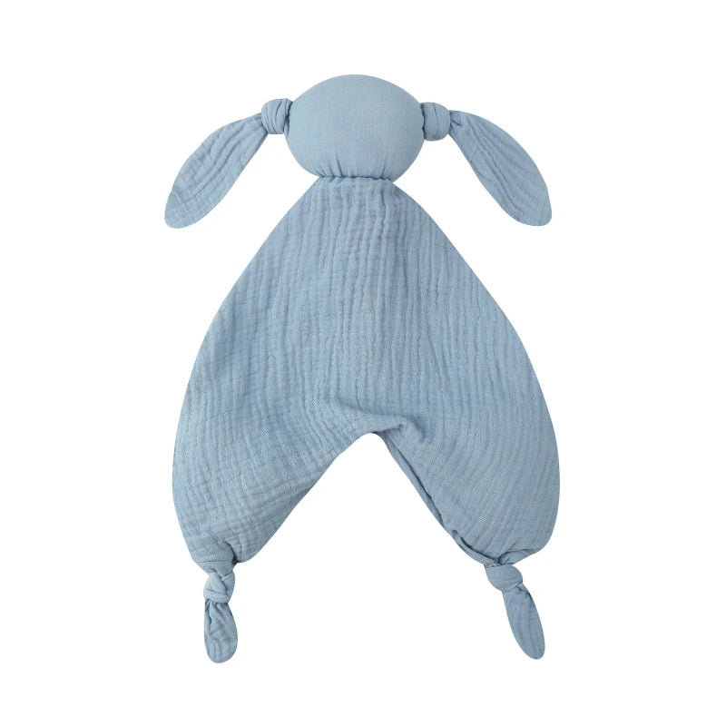 Baby Security Blanket Soothing Appease Towel Soft Animal Rabbit Plush Teething Bib Infants Comfort Sleeping Nursing Dropship