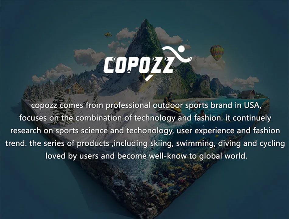 COPOZZ Ski Wristbands Unisex Wrist Wear-resistant Non-slip Protection Sweat Bands Running Fitness Sports Protection Equipment