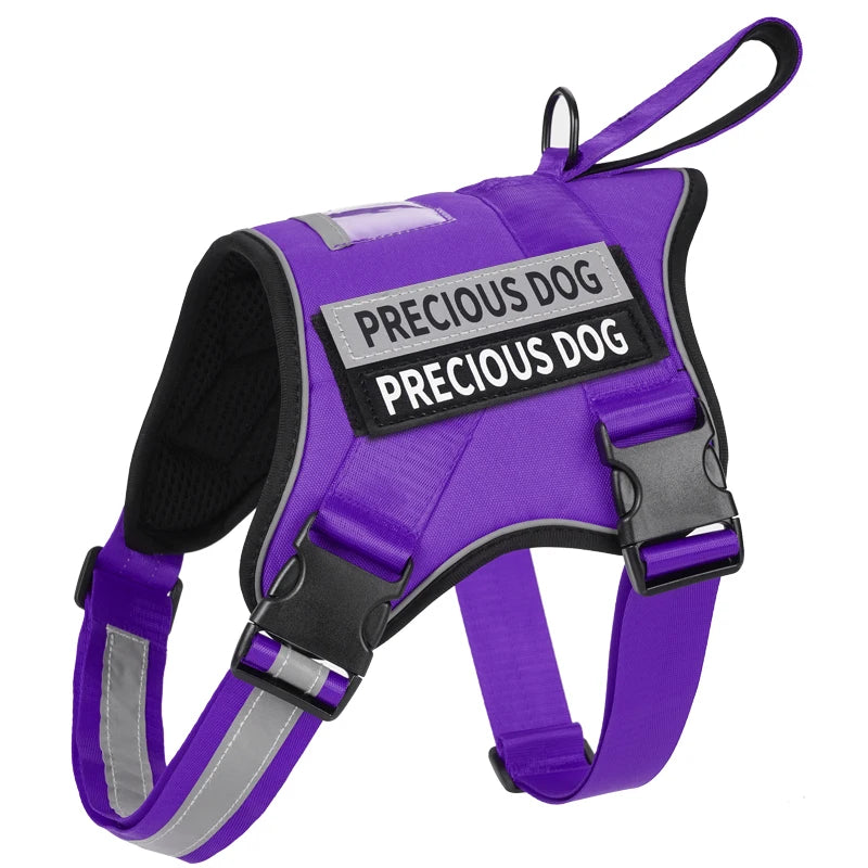 Dog Harness Reflective Breathable and Adjustable No-Pull Dog Vest Harness for Small Medium Large Dogs