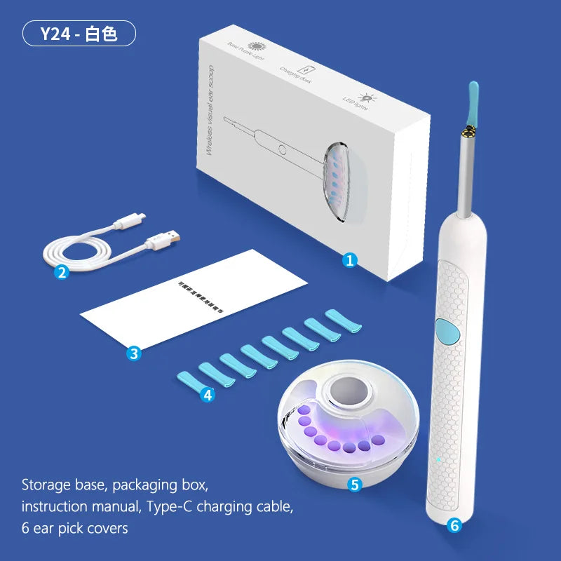 2026Hot Sale Visual Ear Cleaner Camera Earwax Removal With Camera Ear Cleaning Tool