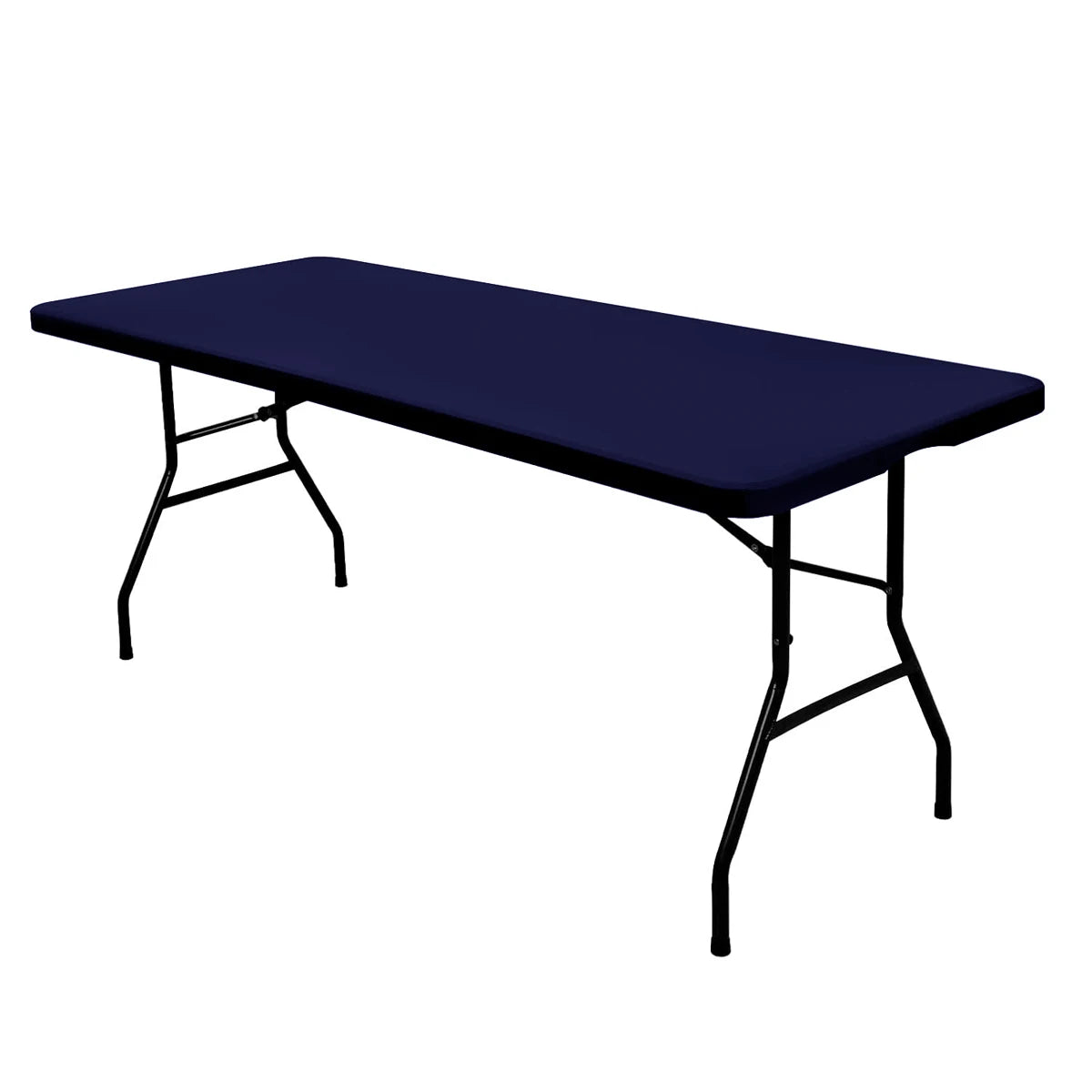 1 Pc 4/6/8ft Spandex Tablecloth Elastic Fitted Stretch Rectangular Tablecloth Washable and Wrinkle Resistant Patio Table Cover