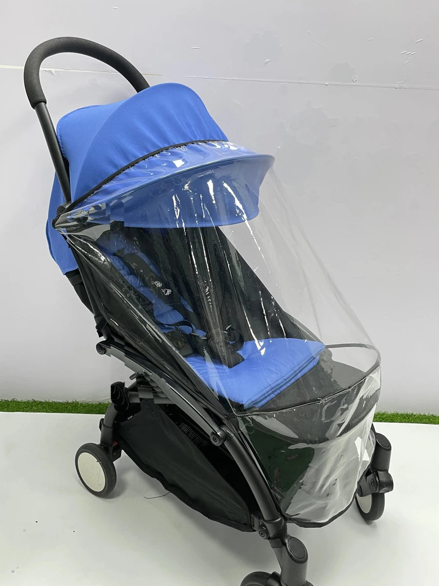 MomTan® Baby Stroller Accessories Compatible With Babyzen YOYO2 YOYO 3, Stroller Bumper &15 CM Foot Board & Rain Cover For YOYO