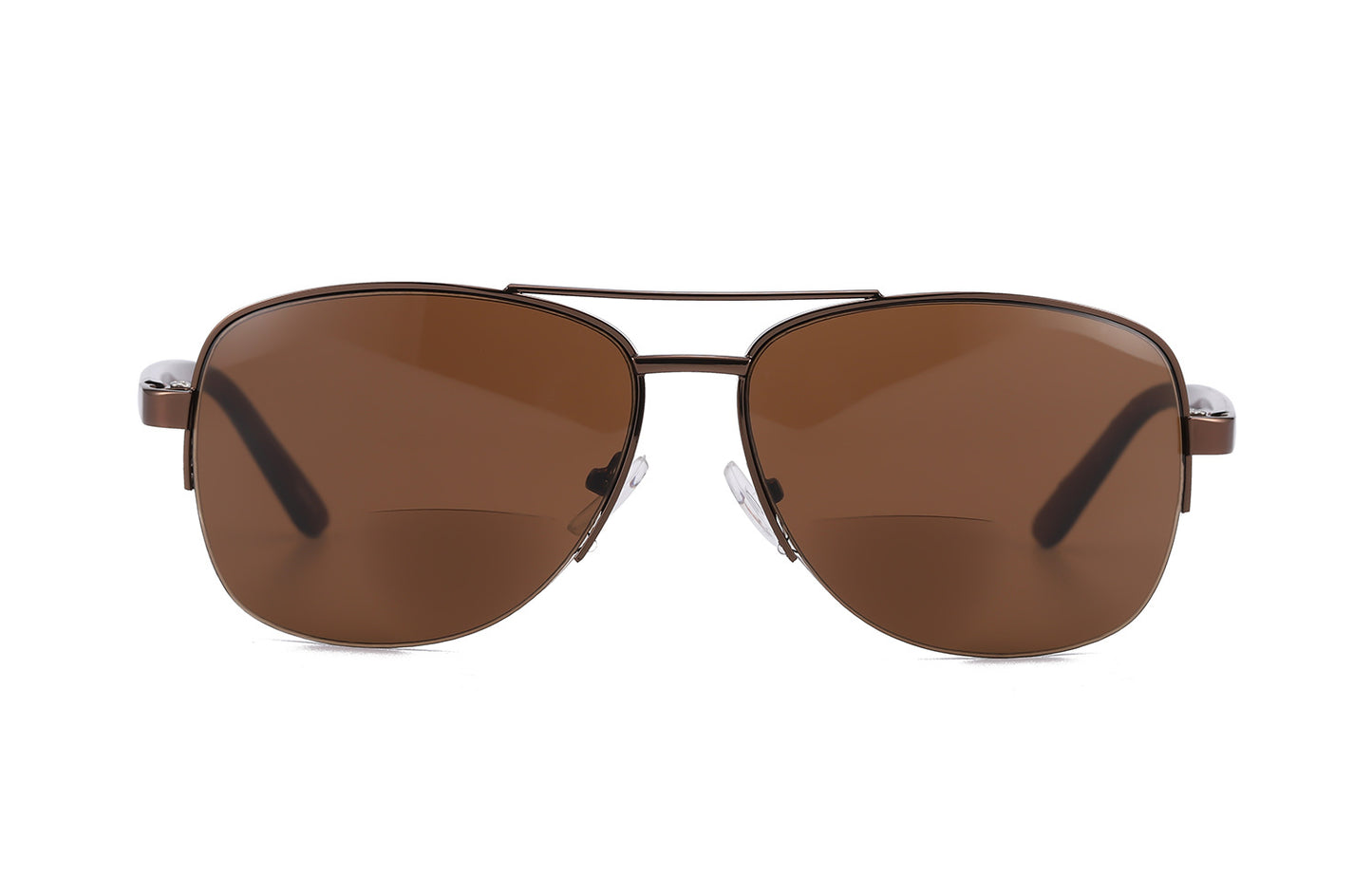New Semi Rim Bifocals Pilot Reading Glasses Women Men Look Near Far Presbyopia Sunglasses Double Beam Hyperopia Eyeglasses Gafas