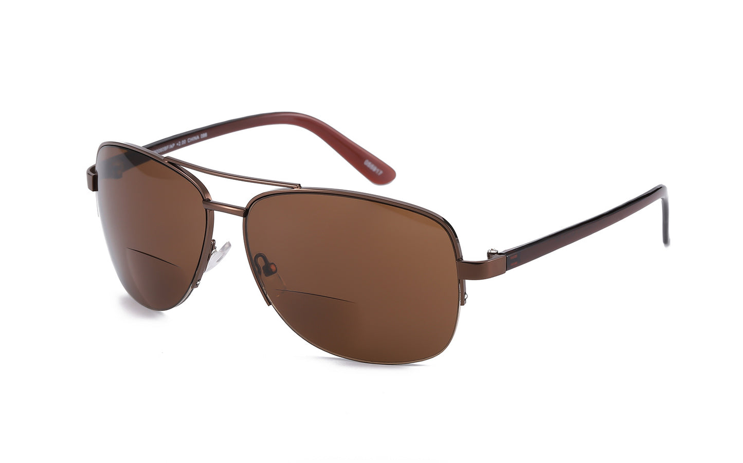 New Semi Rim Bifocals Pilot Reading Glasses Women Men Look Near Far Presbyopia Sunglasses Double Beam Hyperopia Eyeglasses Gafas