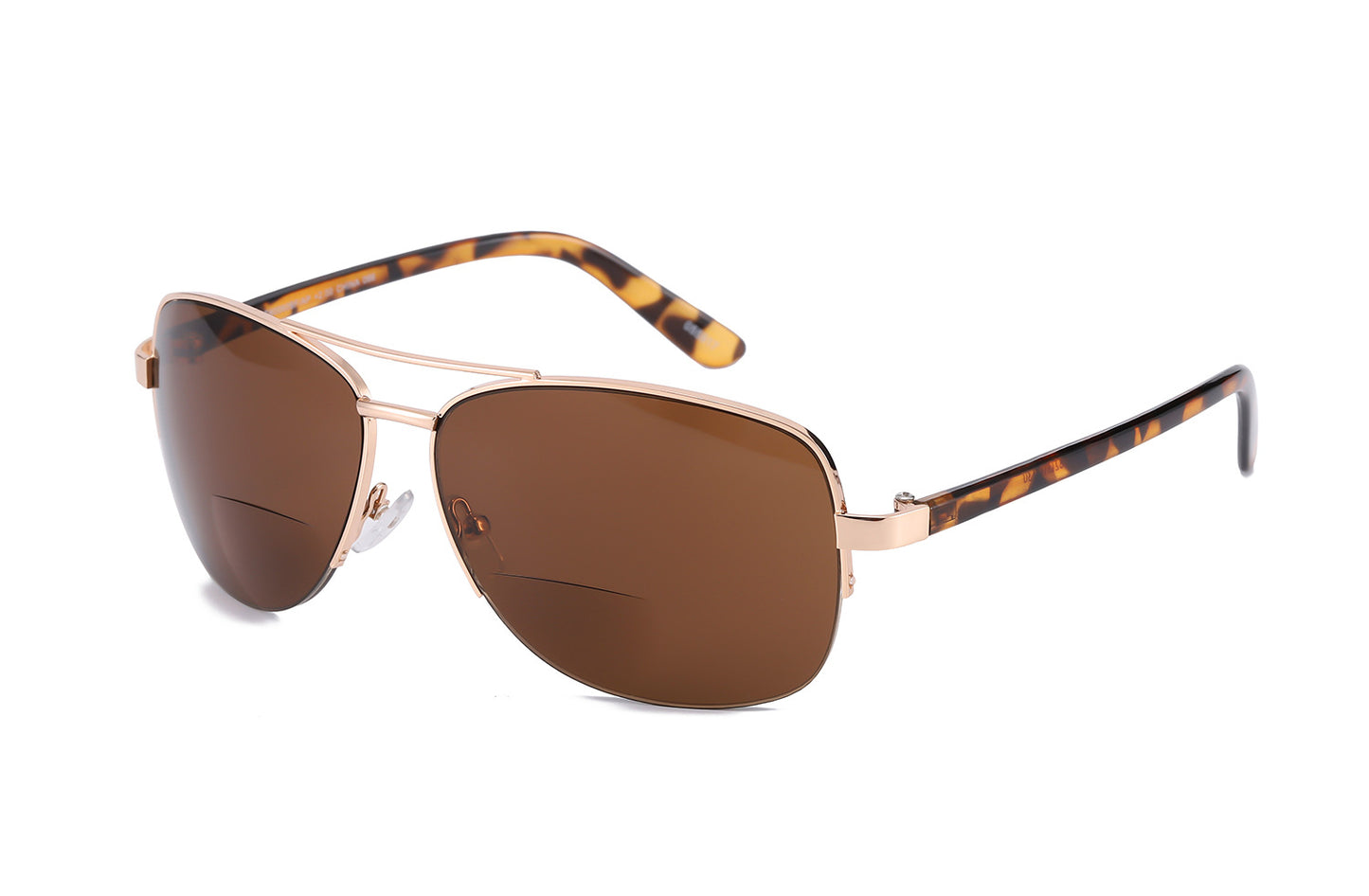 New Semi Rim Bifocals Pilot Reading Glasses Women Men Look Near Far Presbyopia Sunglasses Double Beam Hyperopia Eyeglasses Gafas