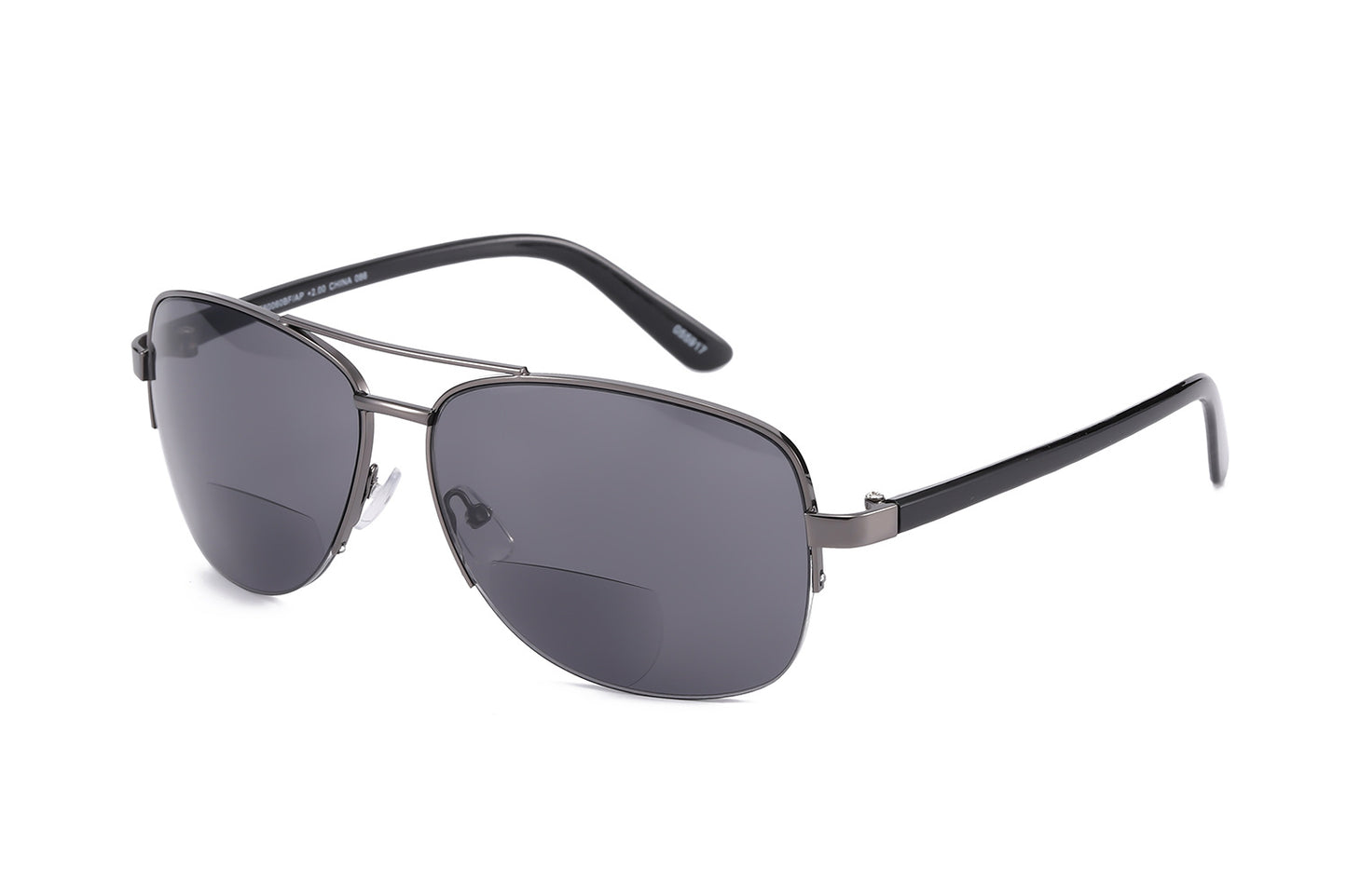 New Semi Rim Bifocals Pilot Reading Glasses Women Men Look Near Far Presbyopia Sunglasses Double Beam Hyperopia Eyeglasses Gafas