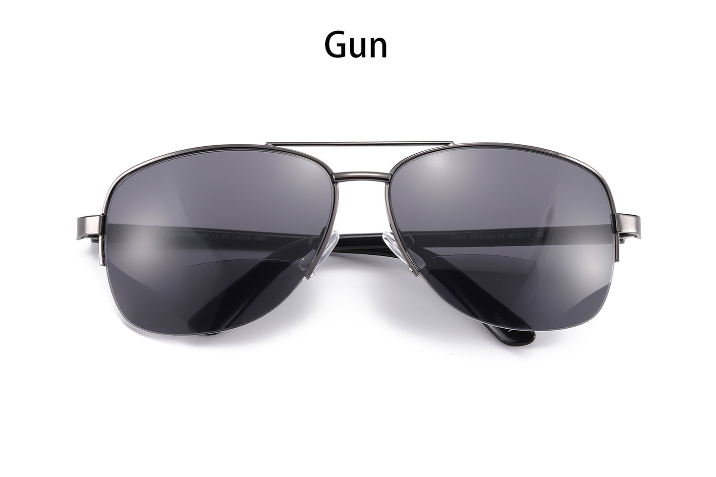 New Semi Rim Bifocals Pilot Reading Glasses Women Men Look Near Far Presbyopia Sunglasses Double Beam Hyperopia Eyeglasses Gafas