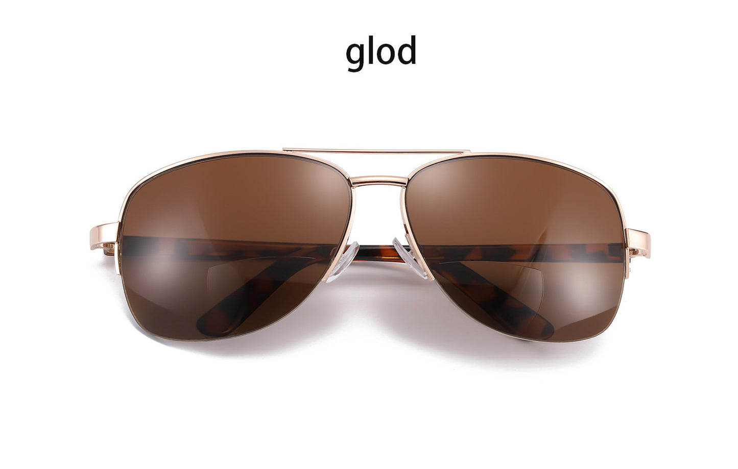 New Semi Rim Bifocals Pilot Reading Glasses Women Men Look Near Far Presbyopia Sunglasses Double Beam Hyperopia Eyeglasses Gafas