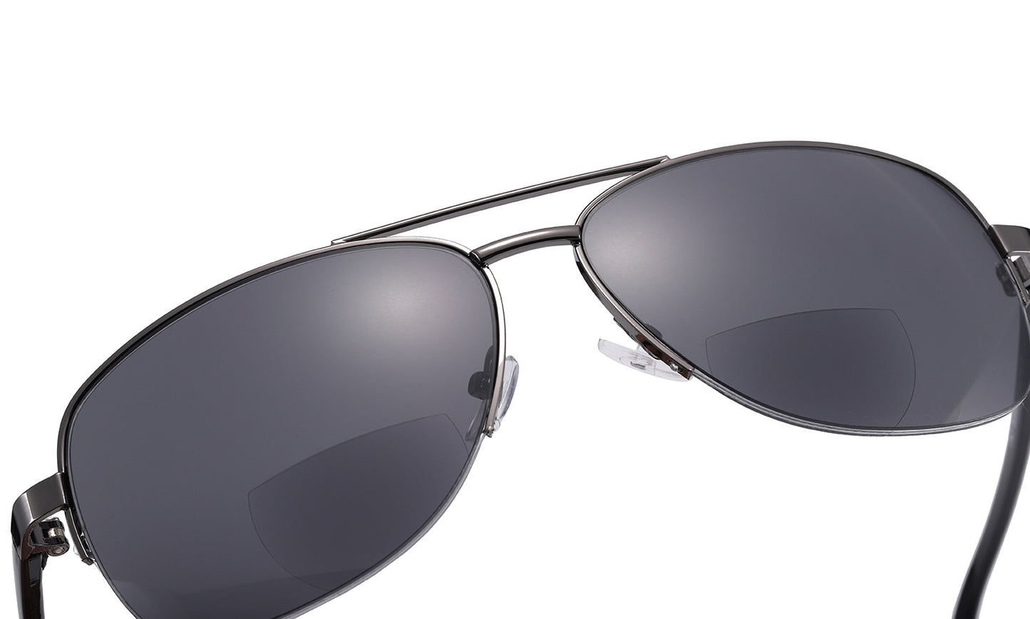 New Semi Rim Bifocals Pilot Reading Glasses Women Men Look Near Far Presbyopia Sunglasses Double Beam Hyperopia Eyeglasses Gafas