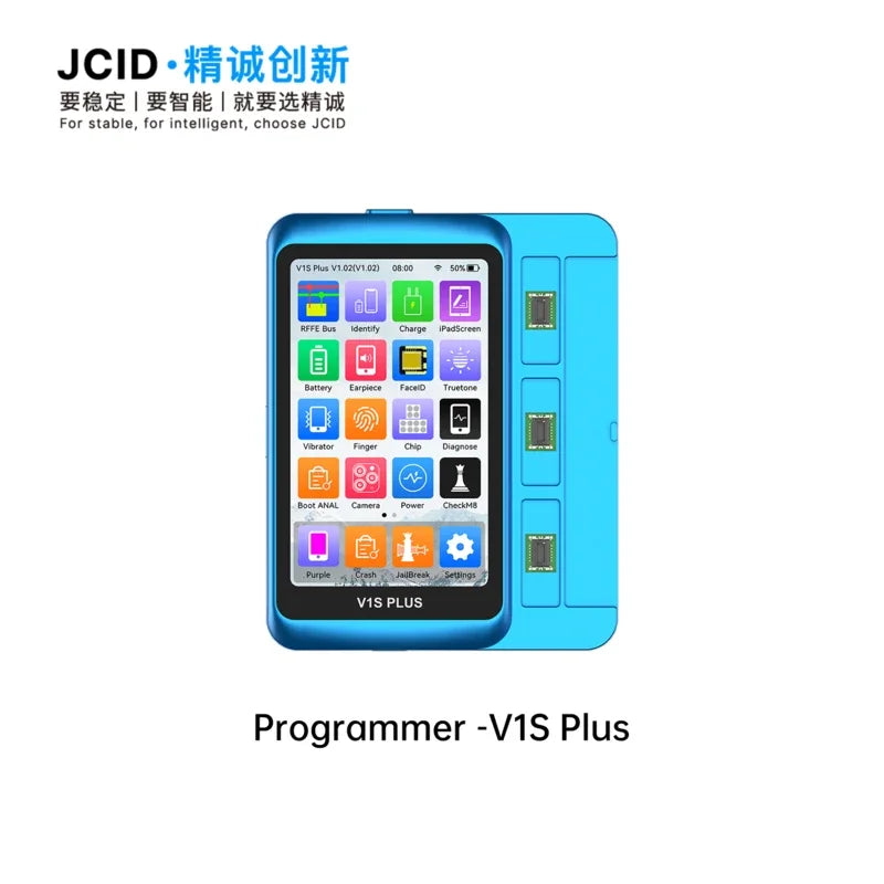 JCID V1S Plus Smart Programmer for iPhone Repair - Purple Screen & Jailbreak Functions/ 5G WiFi Cheaper Than V1S Pro