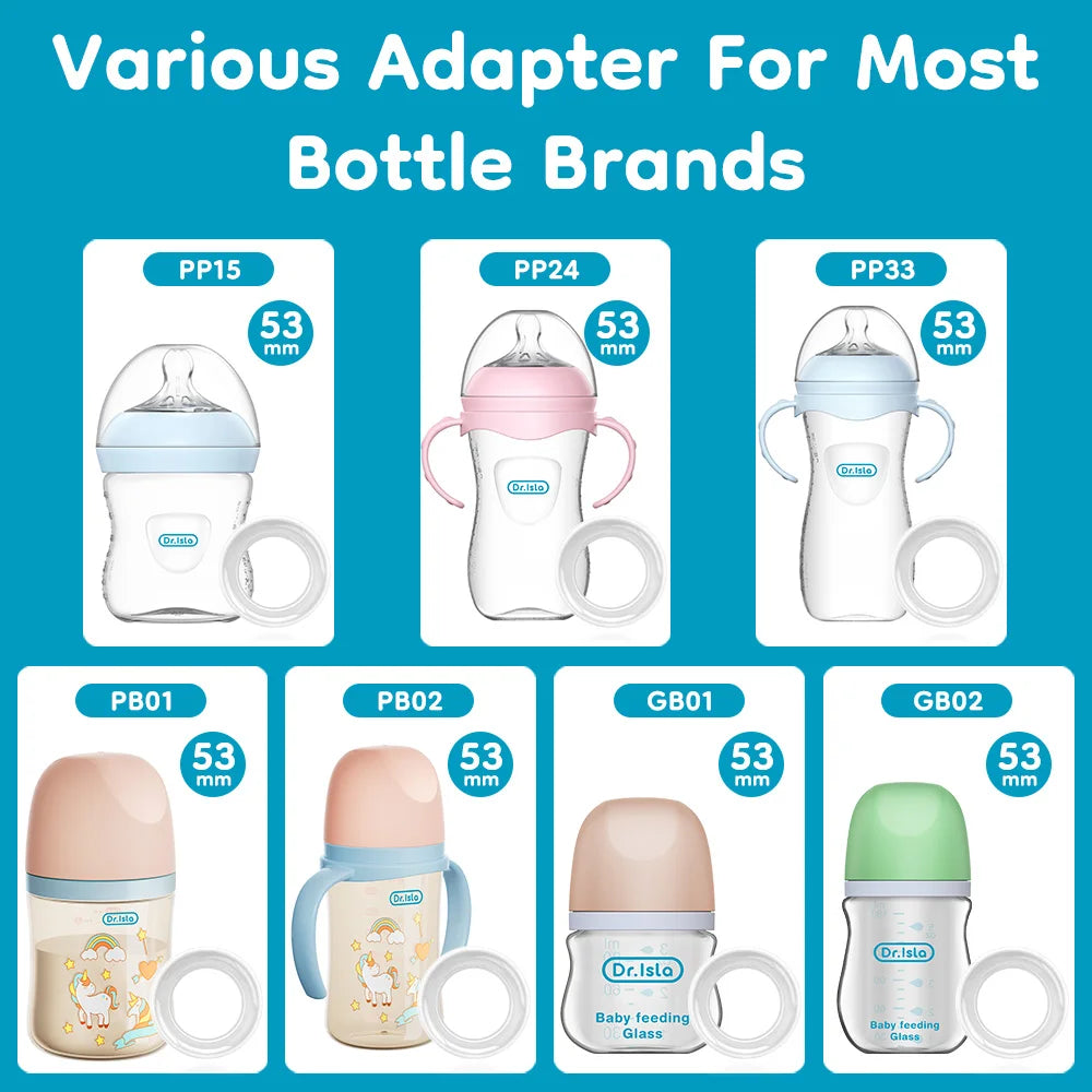 MAMIJOY Portable Baby Bottle Warmer 4 Gears Adjustable LED Display Prevent Dry Burn Tpye-c Interface For Multi-brand Bottles N38