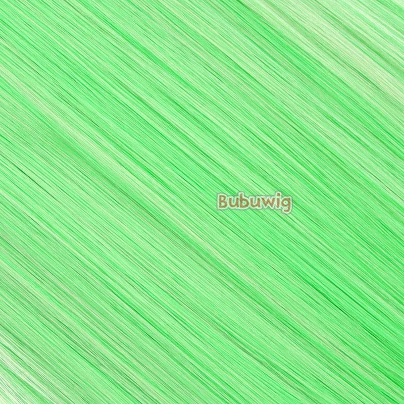 Bubuwig Synthetic Hair 30cm 60cm 90cm Single Ponytail Cosplay Wigs 100 Colors Pure Color Fashion Anime Ponytail Heat Resistant