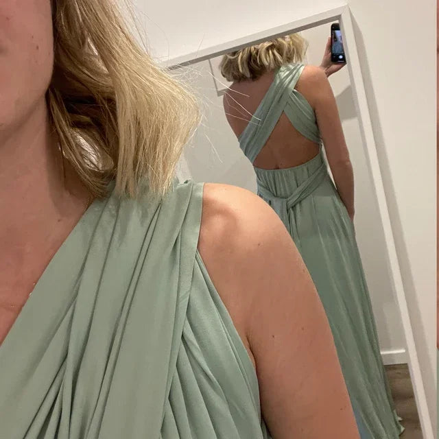 Multiway Maxi Dress Bridesmaid Dress Infinity Cocktail Dress Floor Length Bridesmaid Dress Maxi Dress for Bridesmaid Gifts