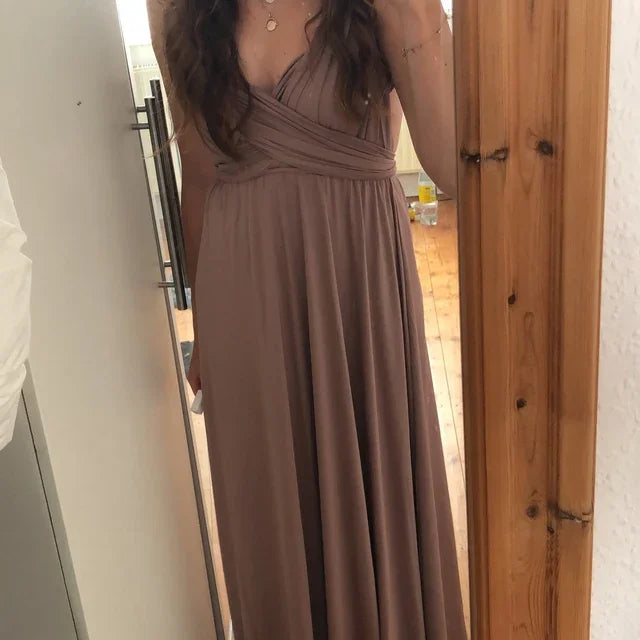 Multiway Maxi Dress Bridesmaid Dress Infinity Cocktail Dress Floor Length Bridesmaid Dress Maxi Dress for Bridesmaid Gifts