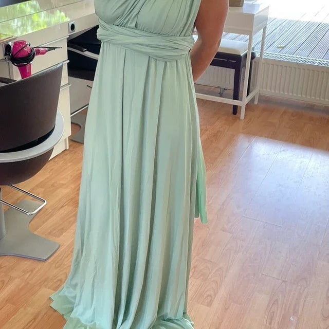 Multiway Maxi Dress Bridesmaid Dress Infinity Cocktail Dress Floor Length Bridesmaid Dress Maxi Dress for Bridesmaid Gifts
