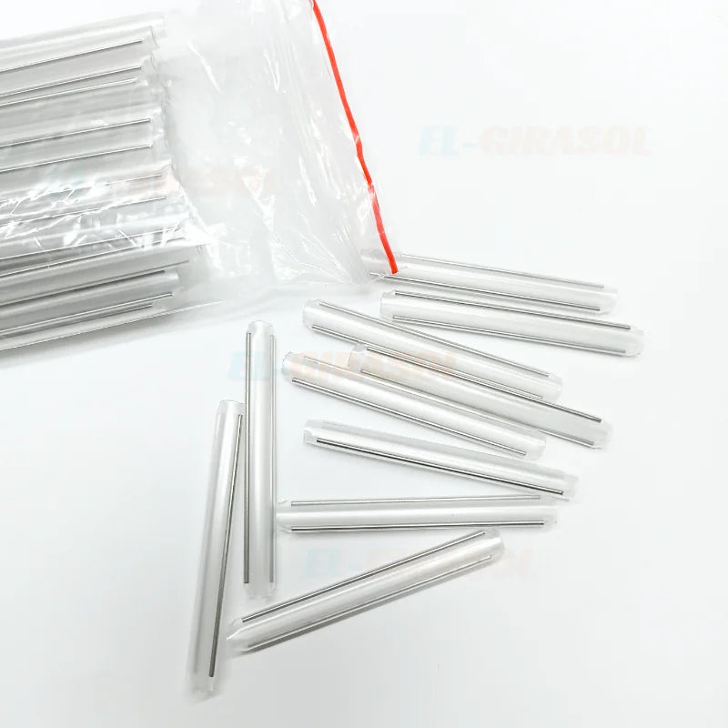 60x1.0mm 60 x5.5mm 1pin 2pin Fiber Optic Fusion Protection Splice Sleeves Heat Shrink Tube Fiber Optic Hot Melt Tube Smoove