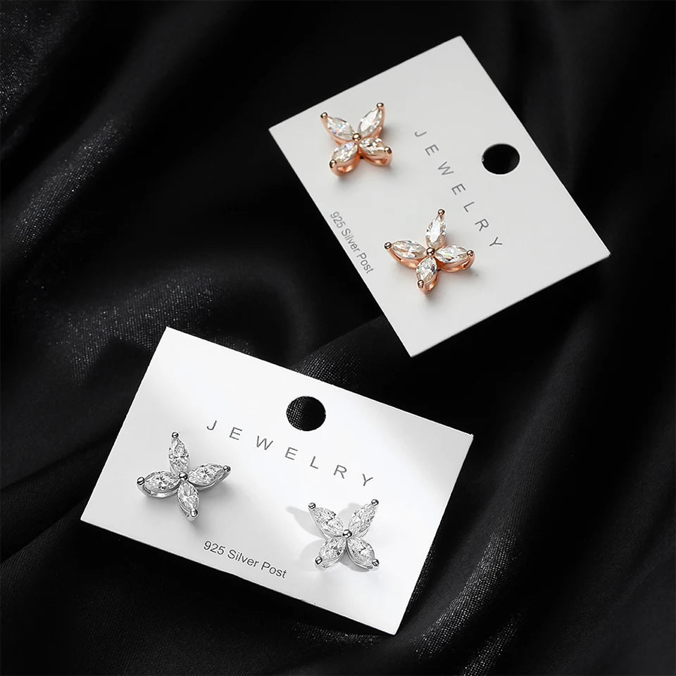 1.2 Carat D Color Moissanite Pendant Necklace for Women S925 Sterling Silver Earrings Sparkling Fine Jewelry Set Wedding Gift