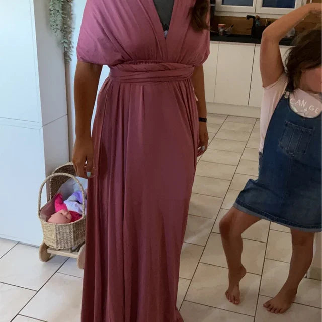 Multiway Maxi Dress Bridesmaid Dress Infinity Cocktail Dress Floor Length Bridesmaid Dress Maxi Dress for Bridesmaid Gifts