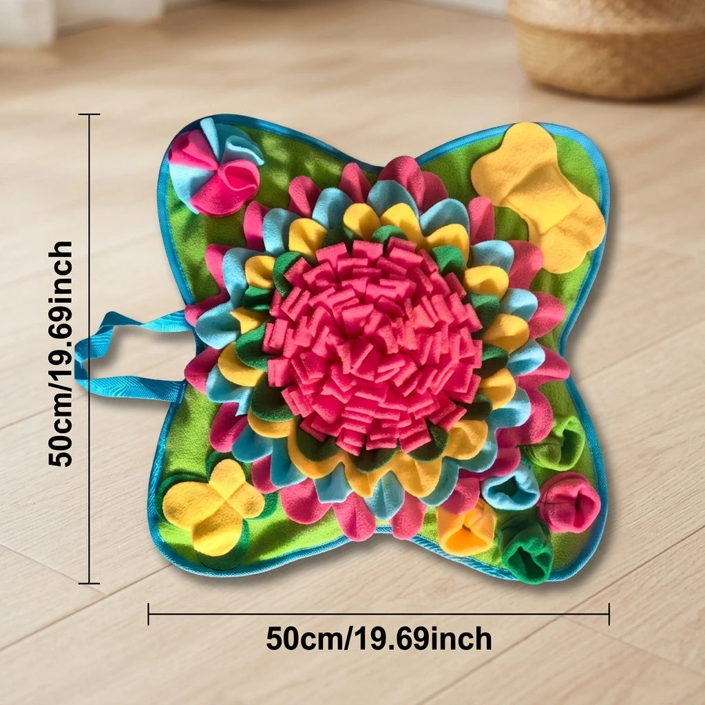 Pet Snuffle Mat for Dogs Interactive Feed Puzzle Boredom Encourages Natural Foraging Skills Pets Eco-friendly Training Blanket