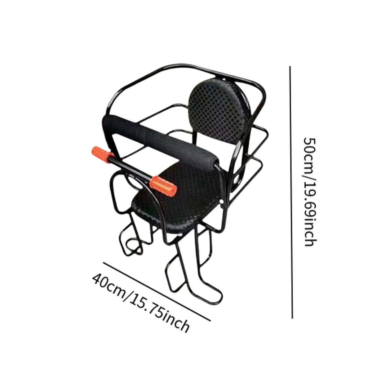 Child Bike Seat Rear Baby Carrier Footrest Iron Mount Safe Portable Kid Bicycle Seat Mat Detachable for Electric Bike Part