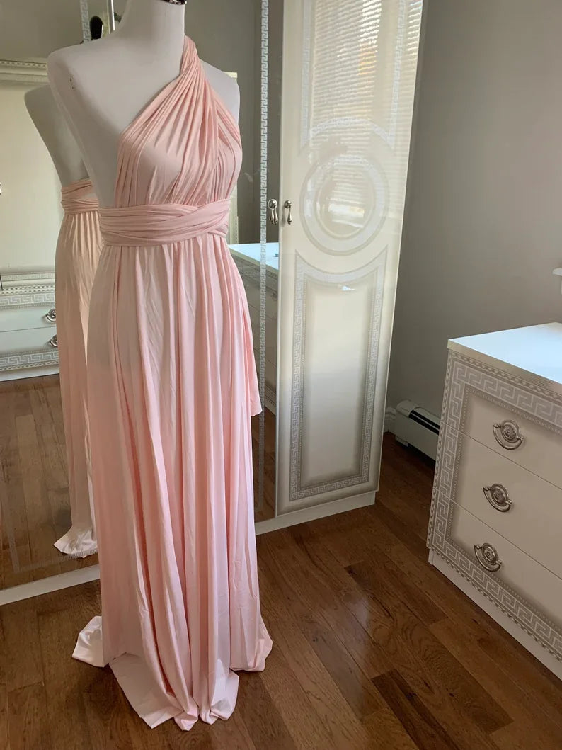 Multiway Maxi Dress Bridesmaid Dress Infinity Cocktail Dress Floor Length Bridesmaid Dress Maxi Dress for Bridesmaid Gifts