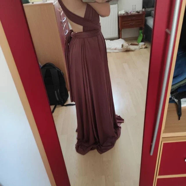 Multiway Maxi Dress Bridesmaid Dress Infinity Cocktail Dress Floor Length Bridesmaid Dress Maxi Dress for Bridesmaid Gifts