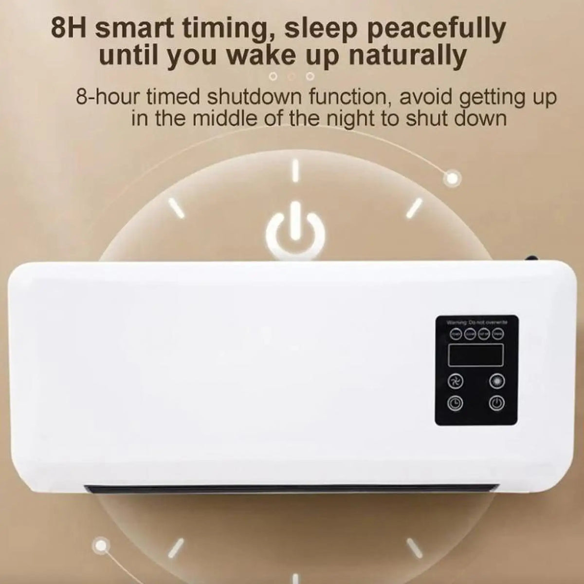 Wall Mounted Split Air Conditioner Summer Smart Heating Cooling Wind Device with Timer Air Conditioner for Living Room Bedroom