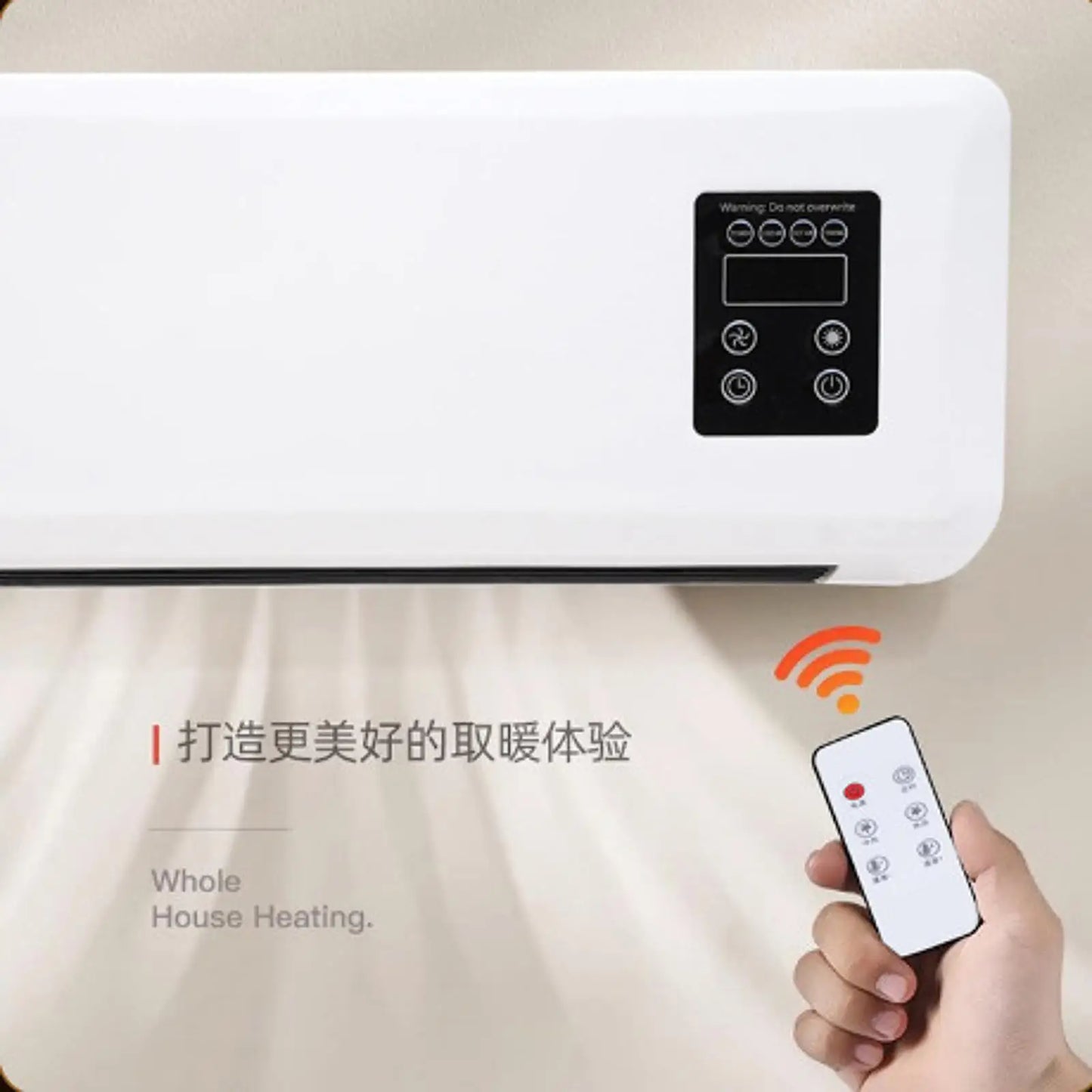 Wall Mounted Split Air Conditioner Summer Smart Heating Cooling Wind Device with Timer Air Conditioner for Living Room Bedroom